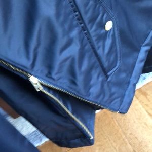 j crew bomber jacket with side zips
